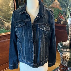 LC Lauren Conrad Dark Blue Jean Jacket